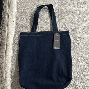 Levi's Navy Denim Tote Bag